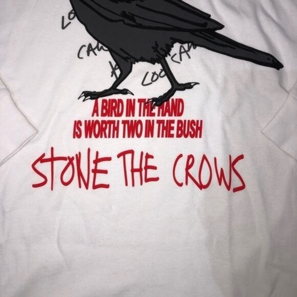 AGOLDE Stone The Crows White T-shirt Dress Small NWT - Picture 8 of 9